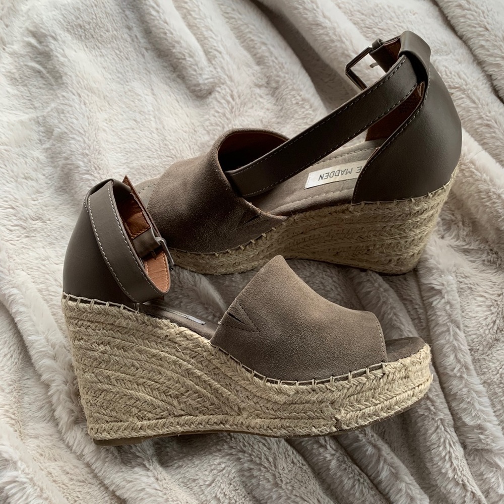 Steve Madden espadrille wedges